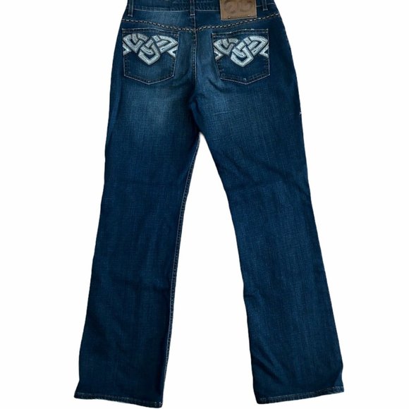 ESCADA Sport KATE Bootcut Western Blue Denim Jeans EU 42 - Picture 4 of 9